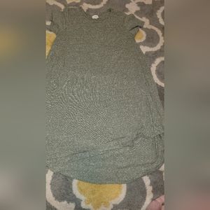 Lularoe Carly dress soft comfy casual flare cover up Medium gray heather